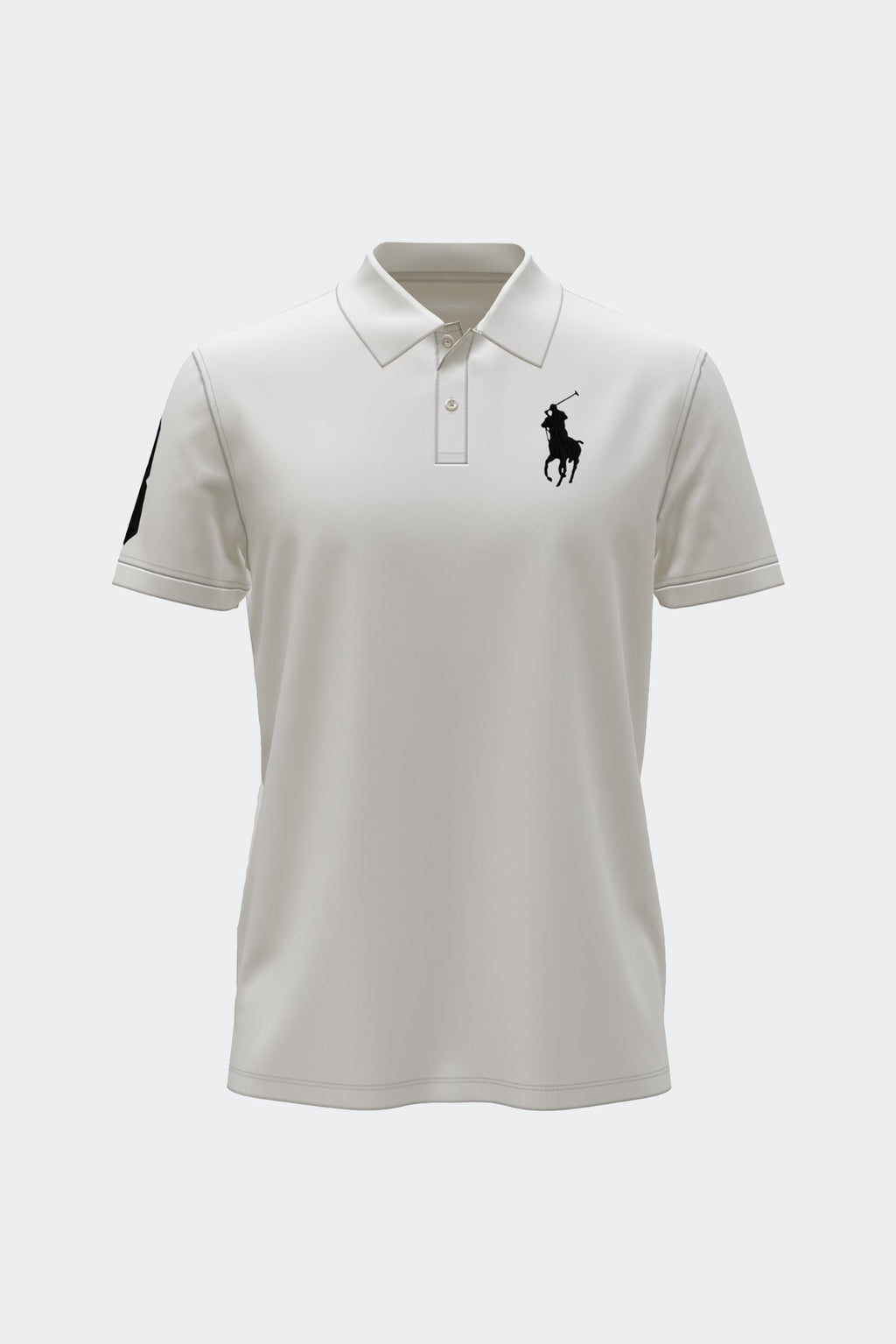 Signature Republica Embroidered Polo Shirt-White