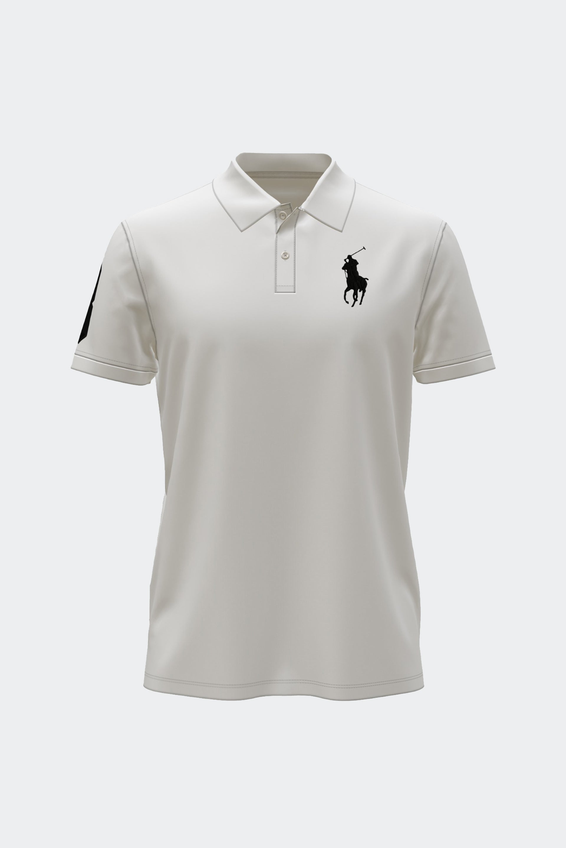 Signature Republica Embroidered Polo Shirt-White