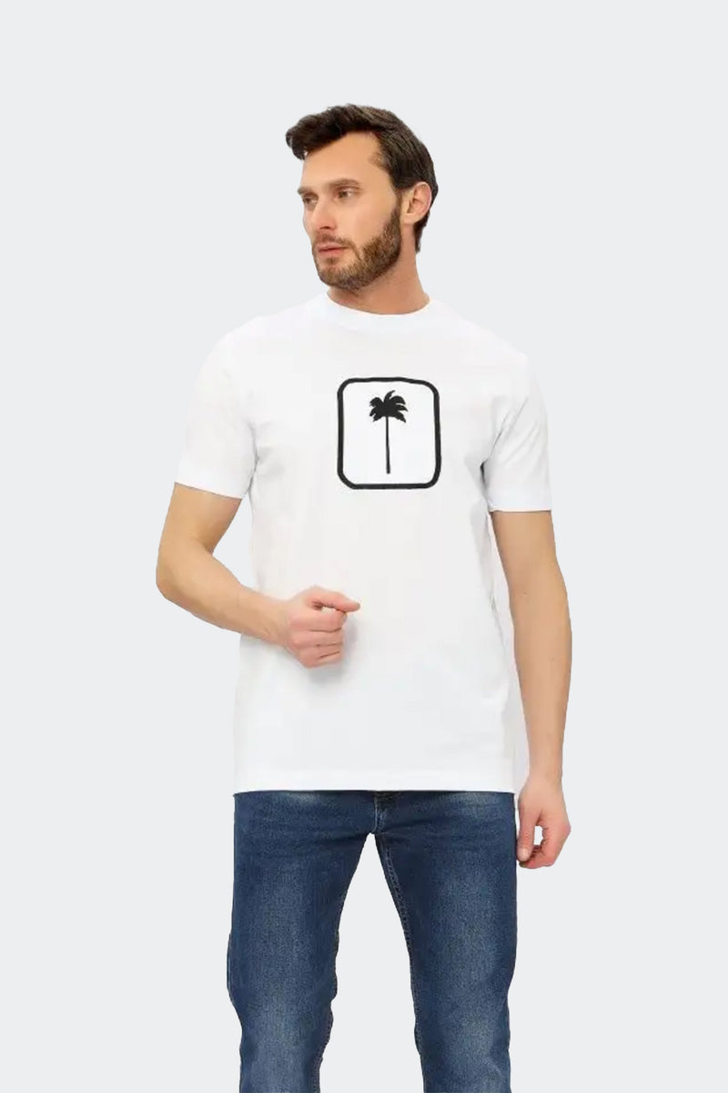Palm Tree T-Shirt-White
