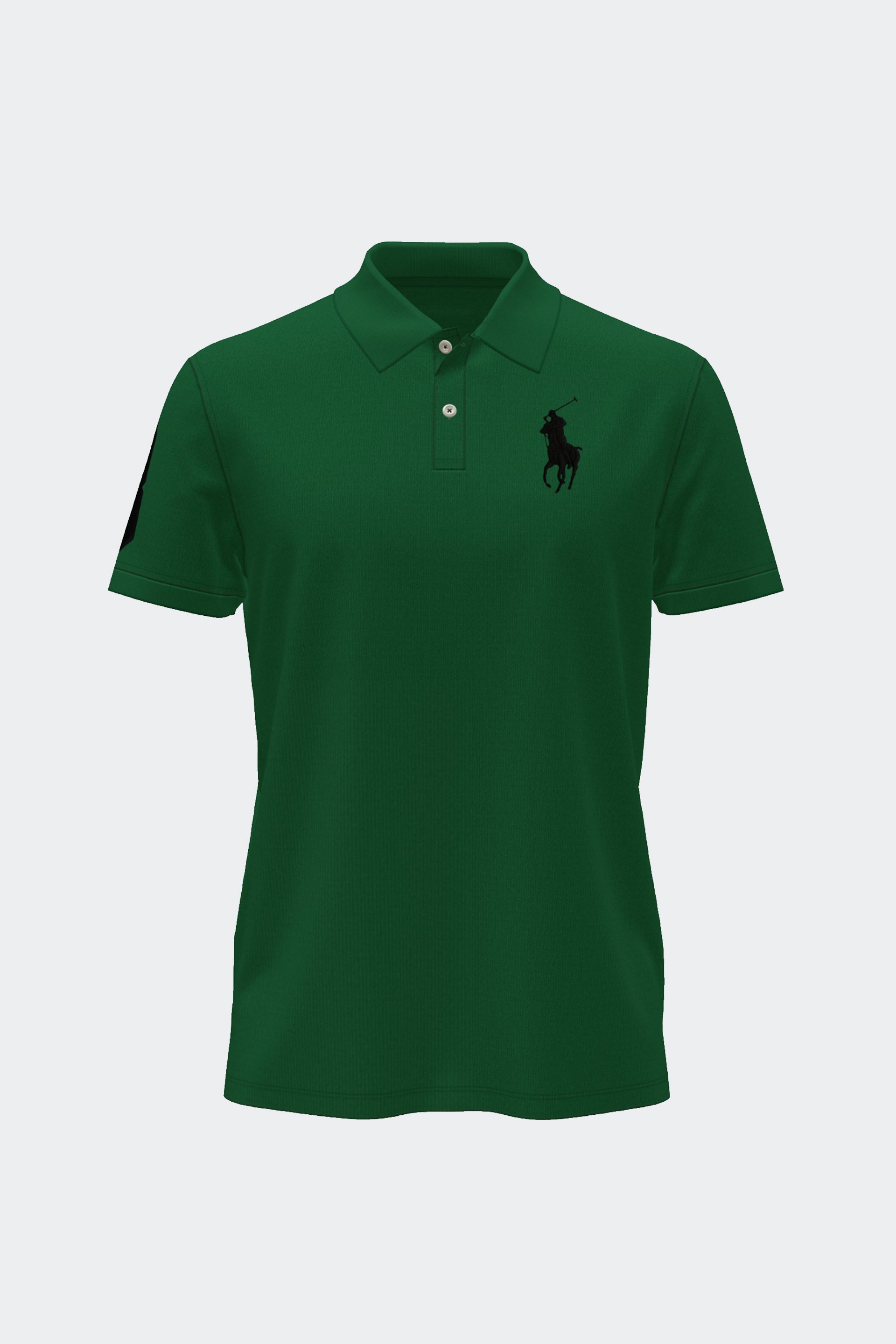Signature Republica Embroidered Polo Shirt-Green