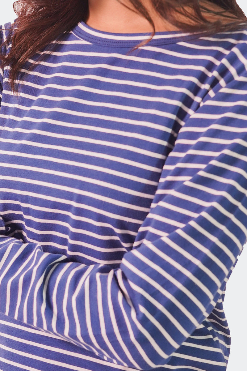 Stripe Pyjama Pant-Blue