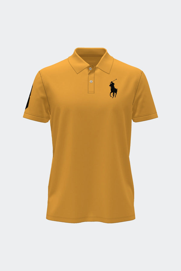 Signature Republica Embroidered Polo Shirt-Yellow