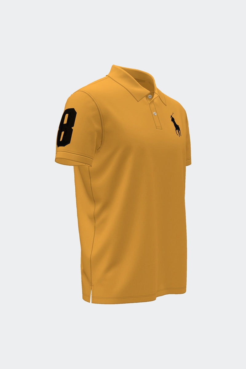 Signature Republica Embroidered Polo Shirt-Yellow