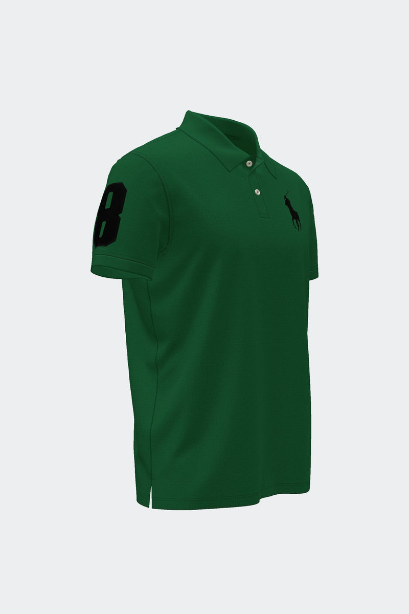 Signature Republica Embroidered Polo Shirt-Green