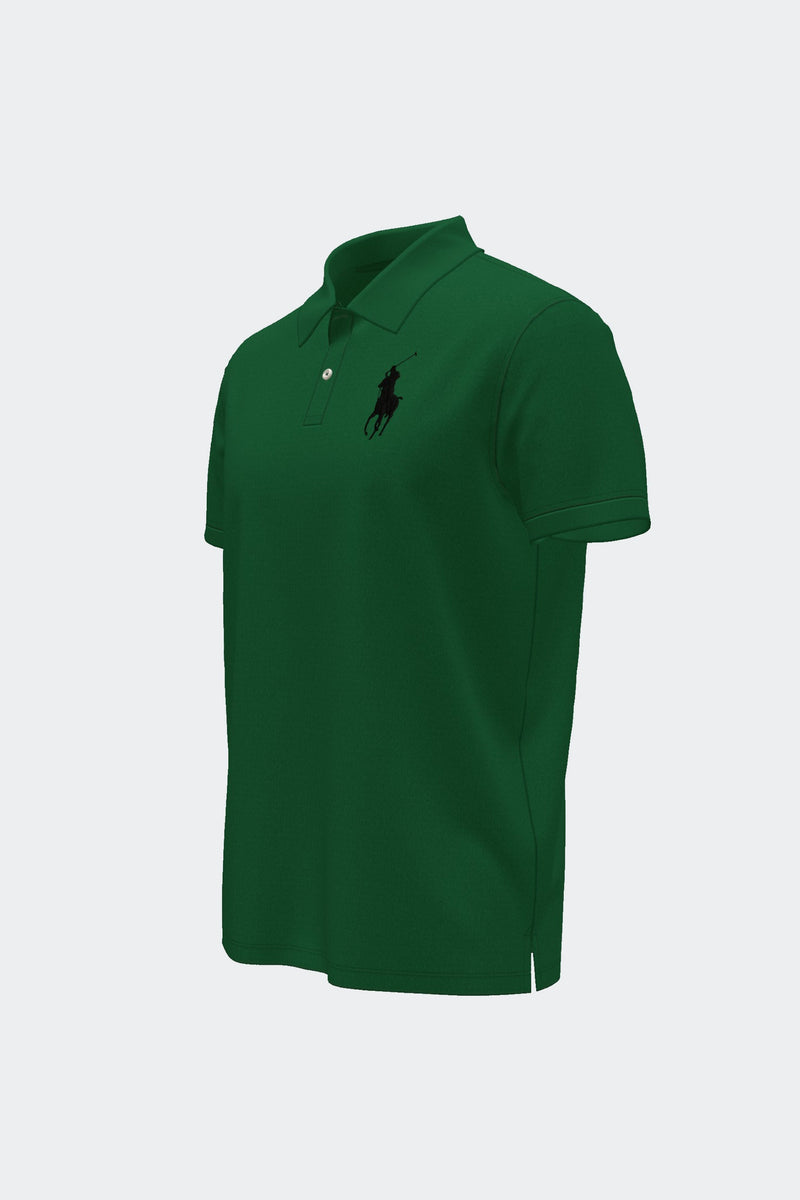 Signature Republica Embroidered Polo Shirt-Green