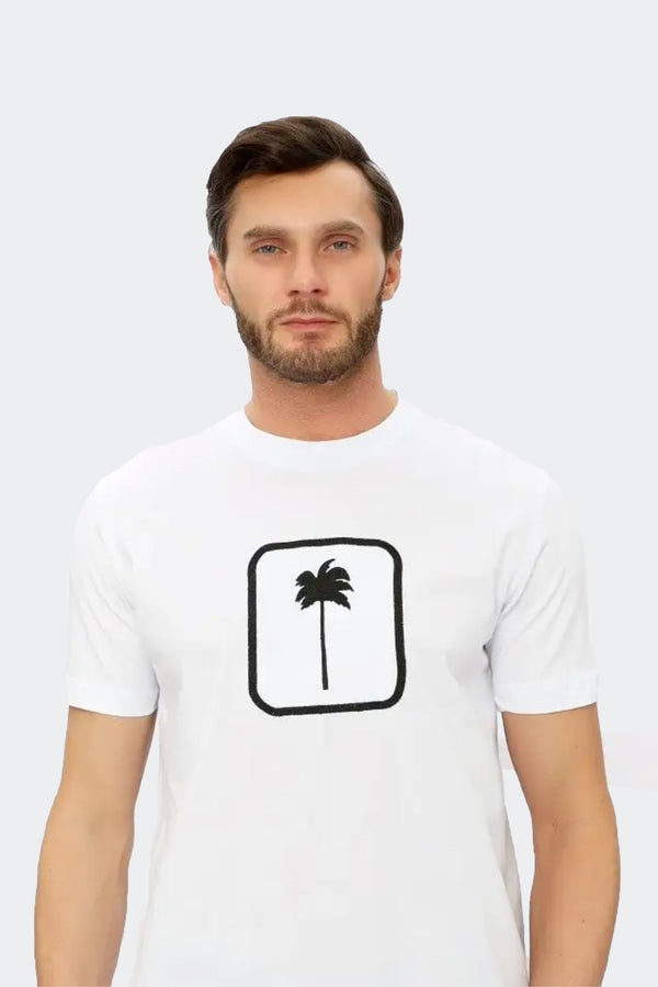 Palm Tree T-Shirt-White