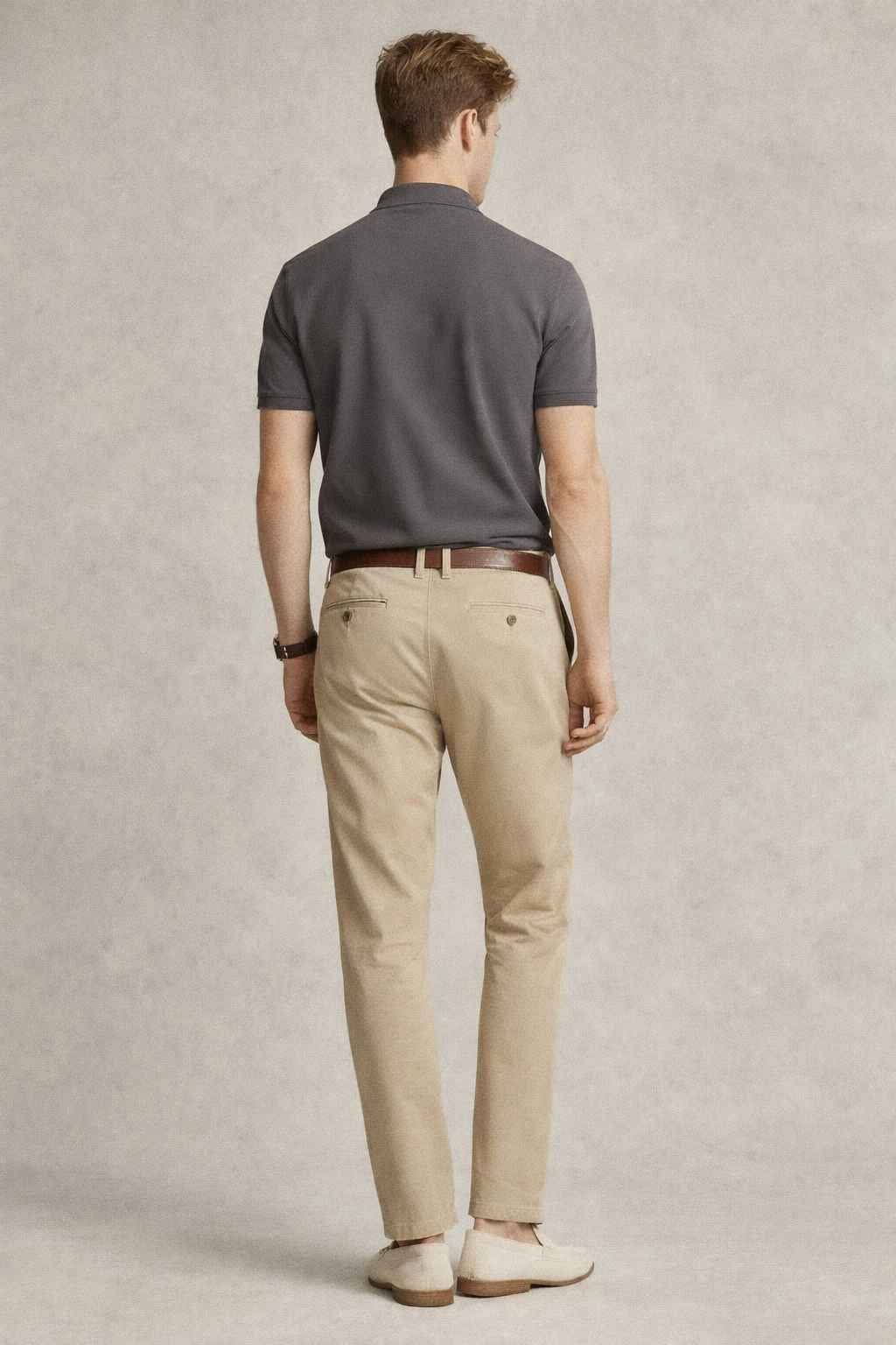 Signature Polo Shirt-Grey