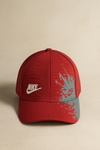 Branded Trucker Cap- Red