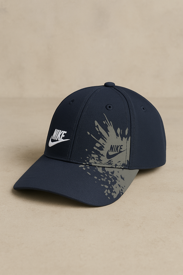 Branded Trucker Cap- Blue