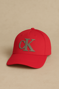 Cotton Twill Cap- Red