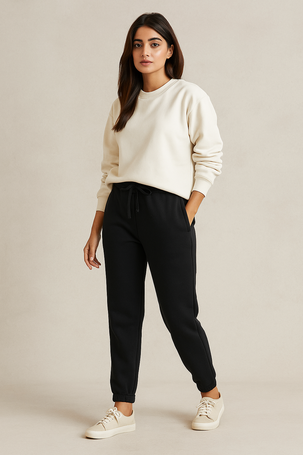 Women's Winter Fleece Trouser-Black