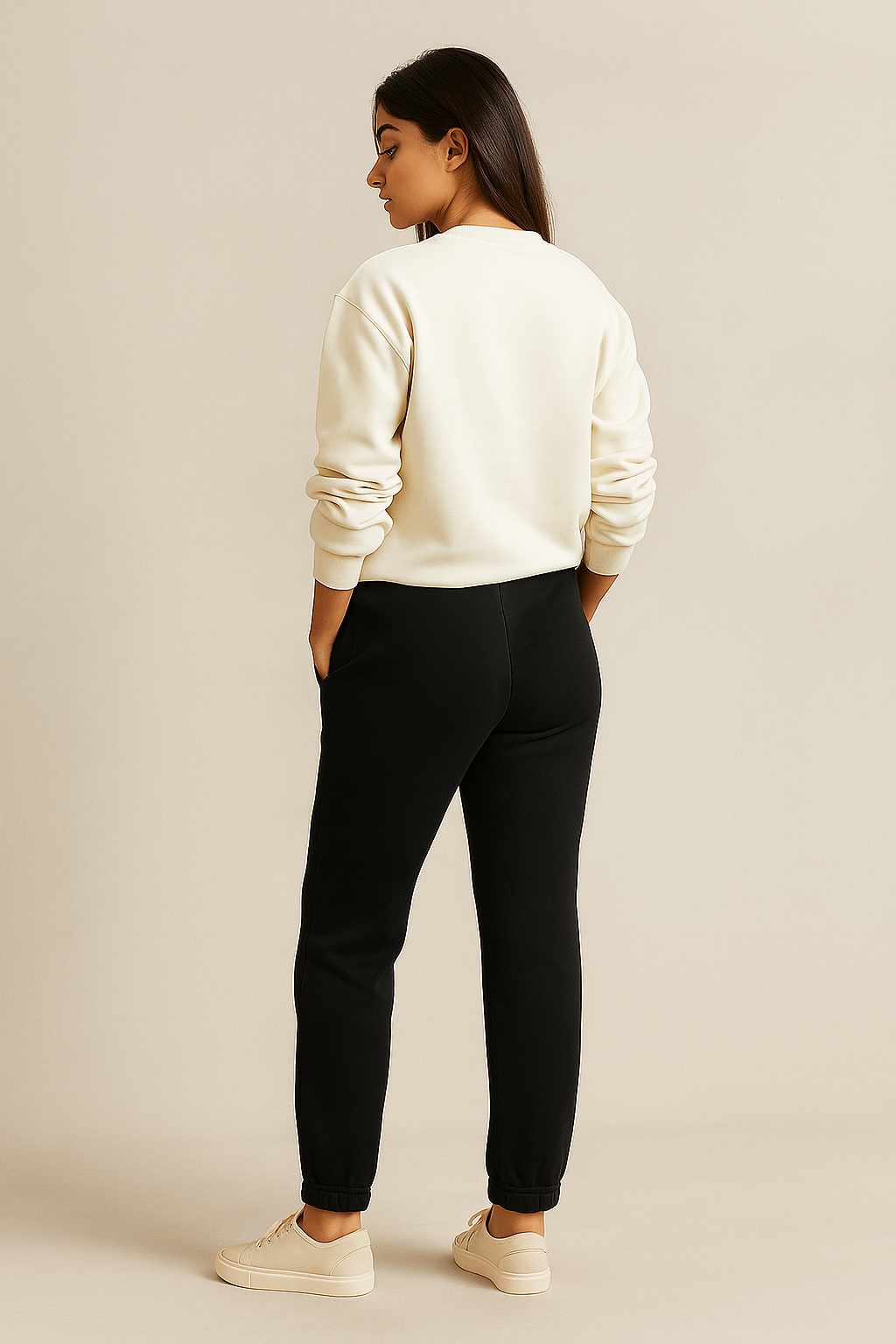 Women's Winter Fleece Trouser-Black