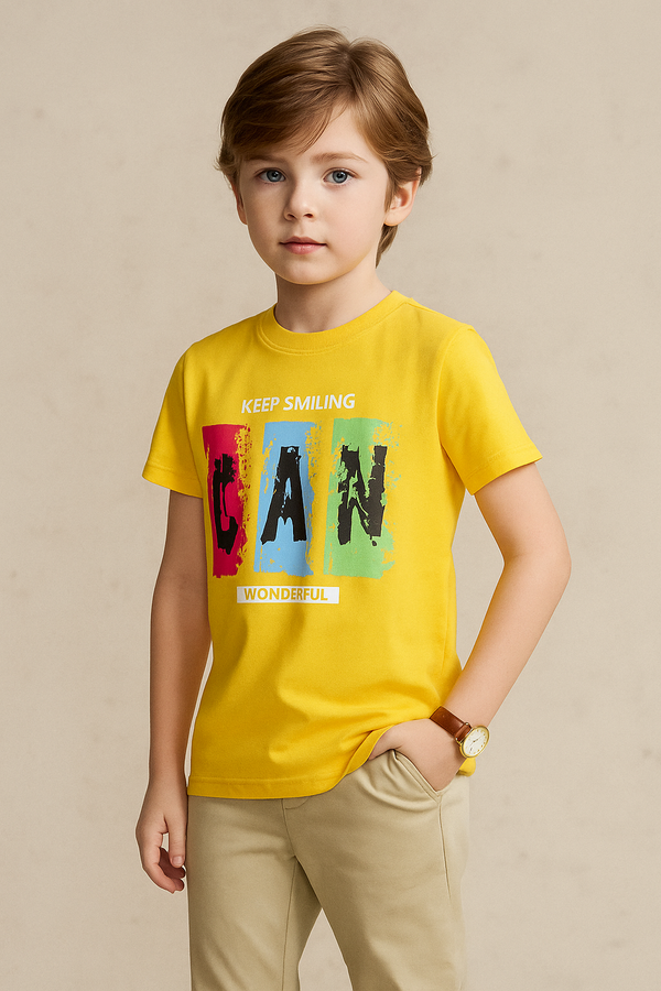 CAN Wonderful T-Shirt- Yellow