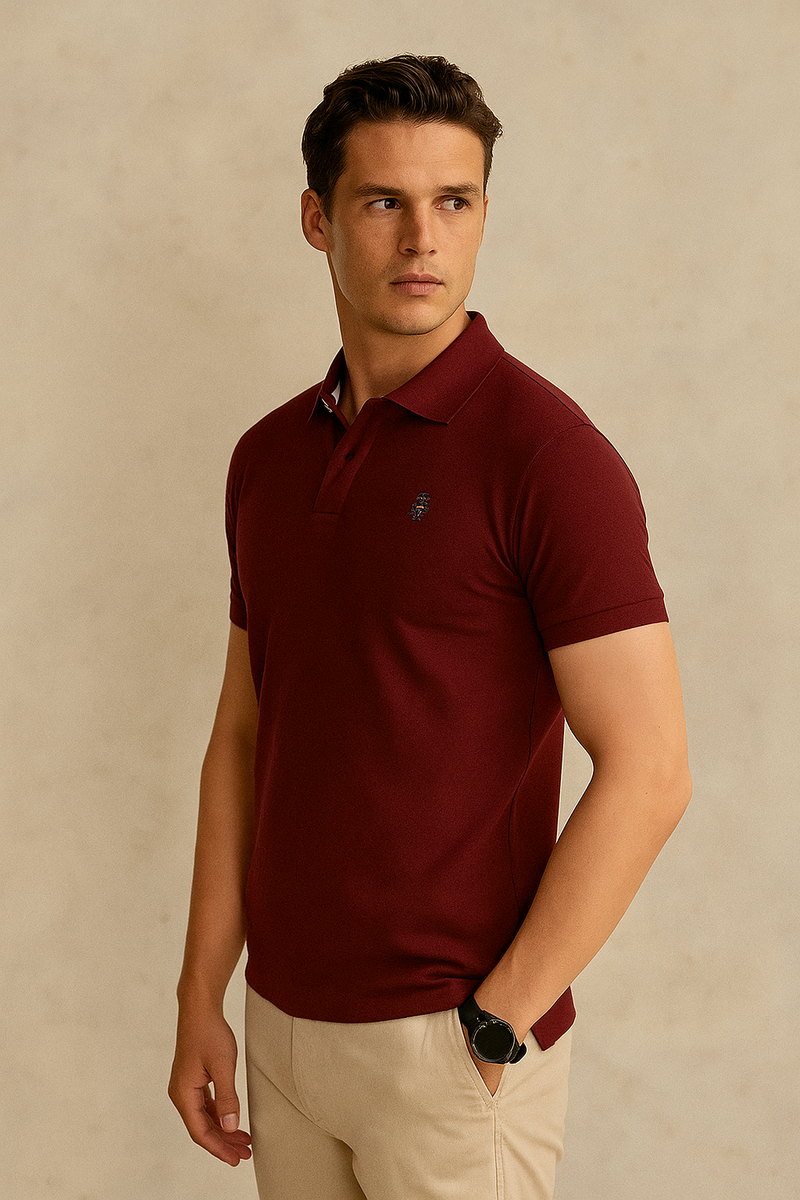 TMH  Polo Shirt- Maroon