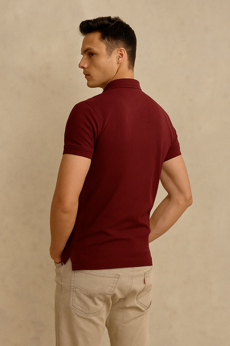 TMH  Polo Shirt- Maroon