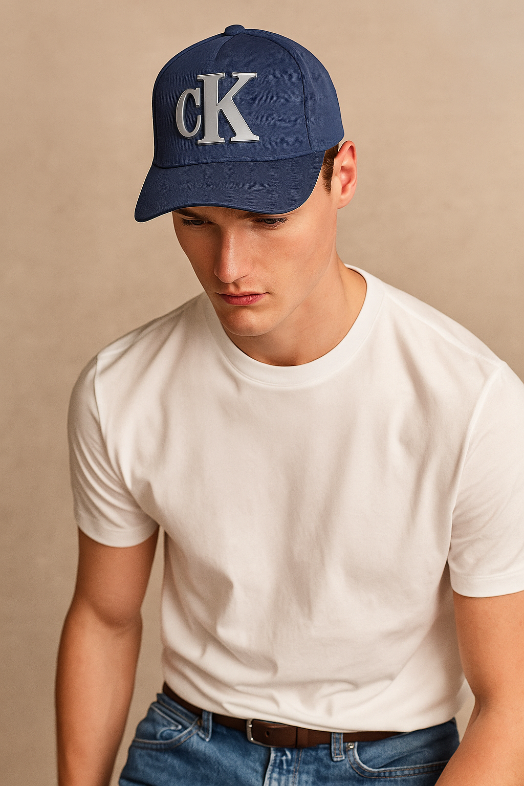 Cotton Twill Cap- Blue