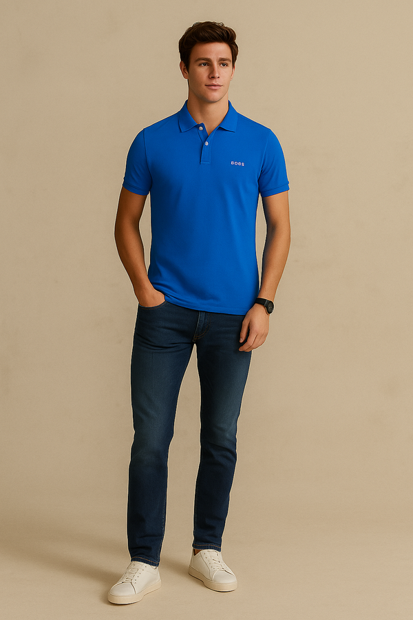 Bravos Polo Shirt- Blue