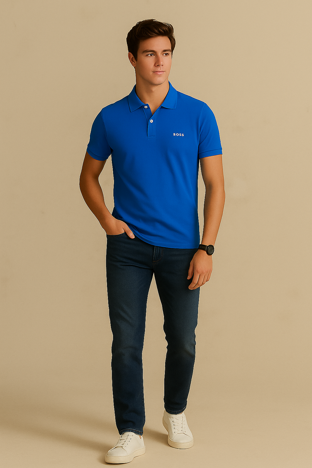 Bravos Polo Shirt- Blue