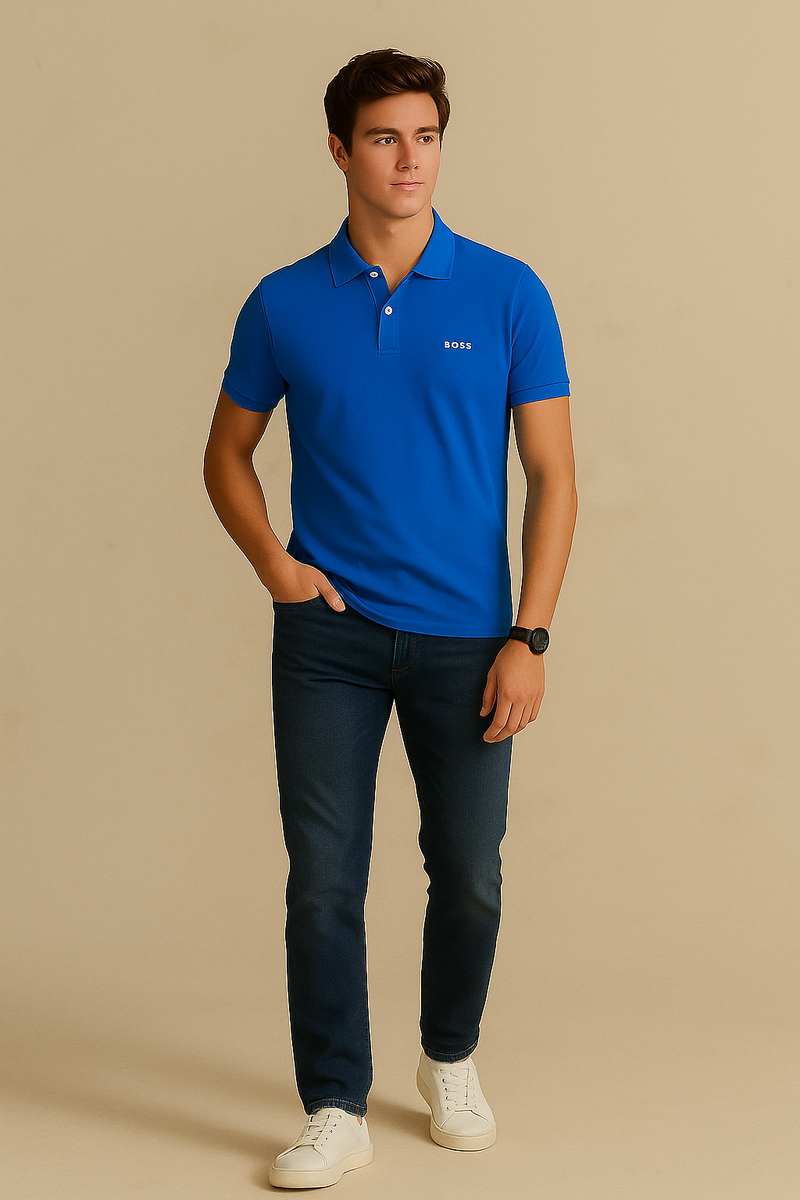 Bravos Polo Shirt- Blue