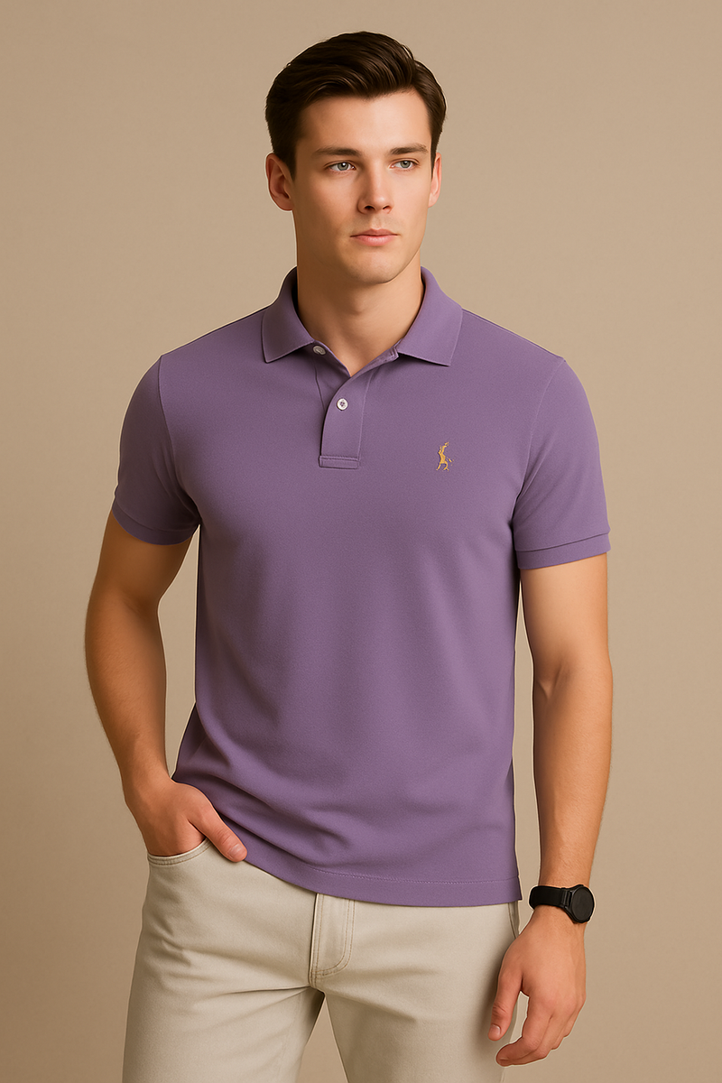 Florencio Polo Shirt-cactus purple