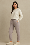 Women's Winter Fleece Trouser-Sand Beige