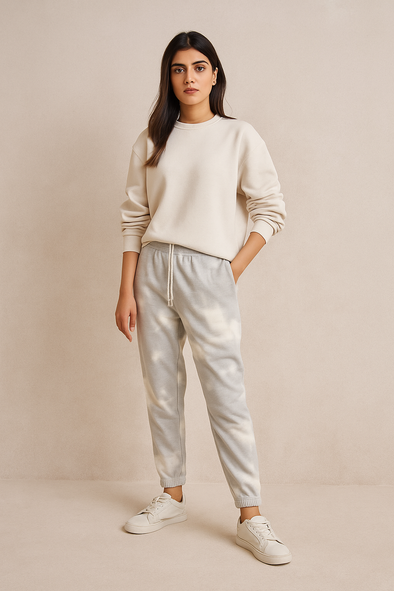Women's Winter Fleece Trouser-Tie & Die Grey