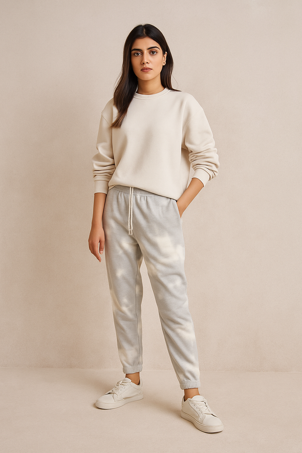 Women's Winter Fleece Trouser-Tie & Die Grey