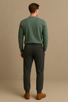 Winter Fleece Trousers for Men- Dark Grey