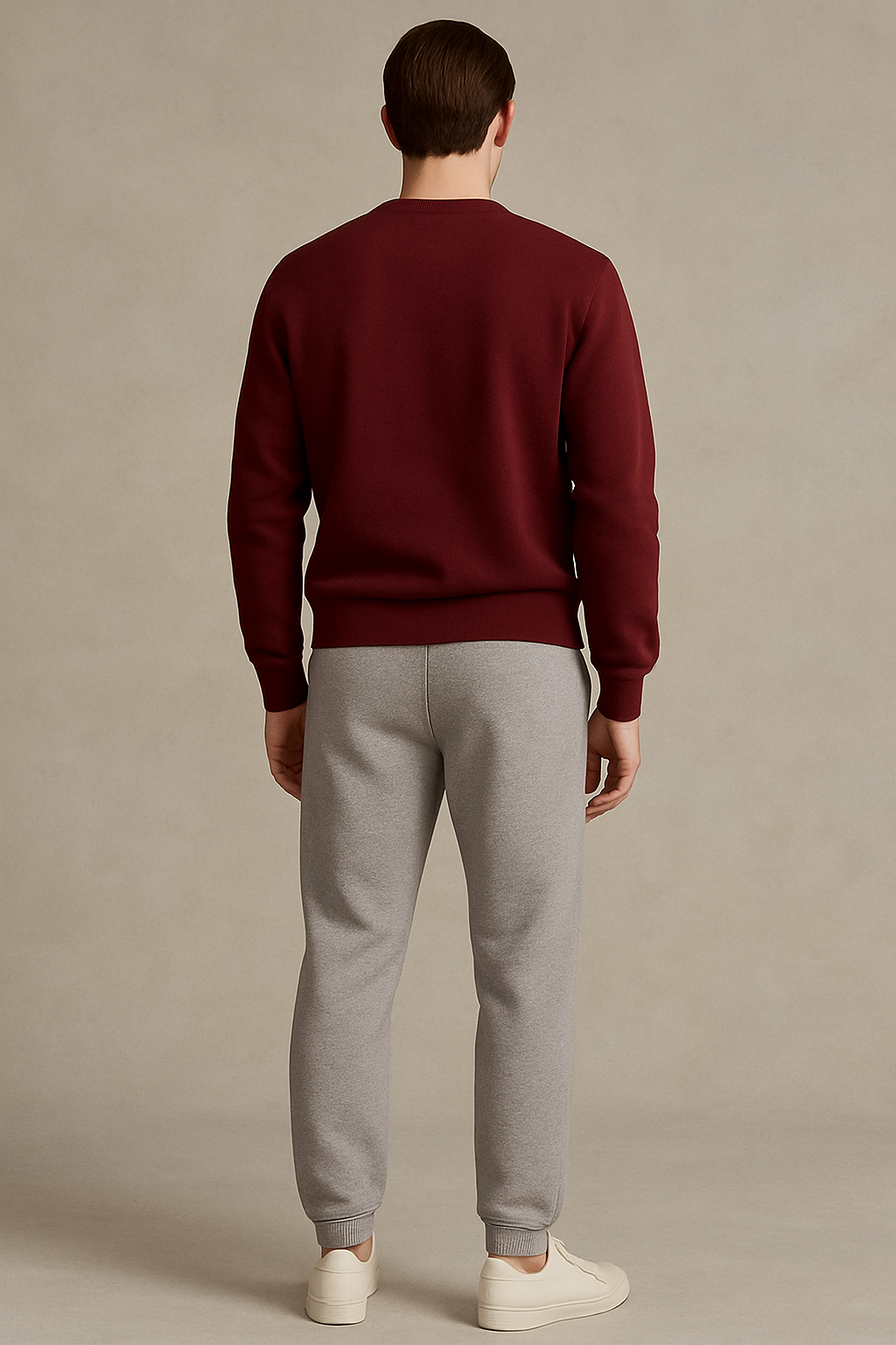 Winter Fleece Trousers for Men- Sand Beige