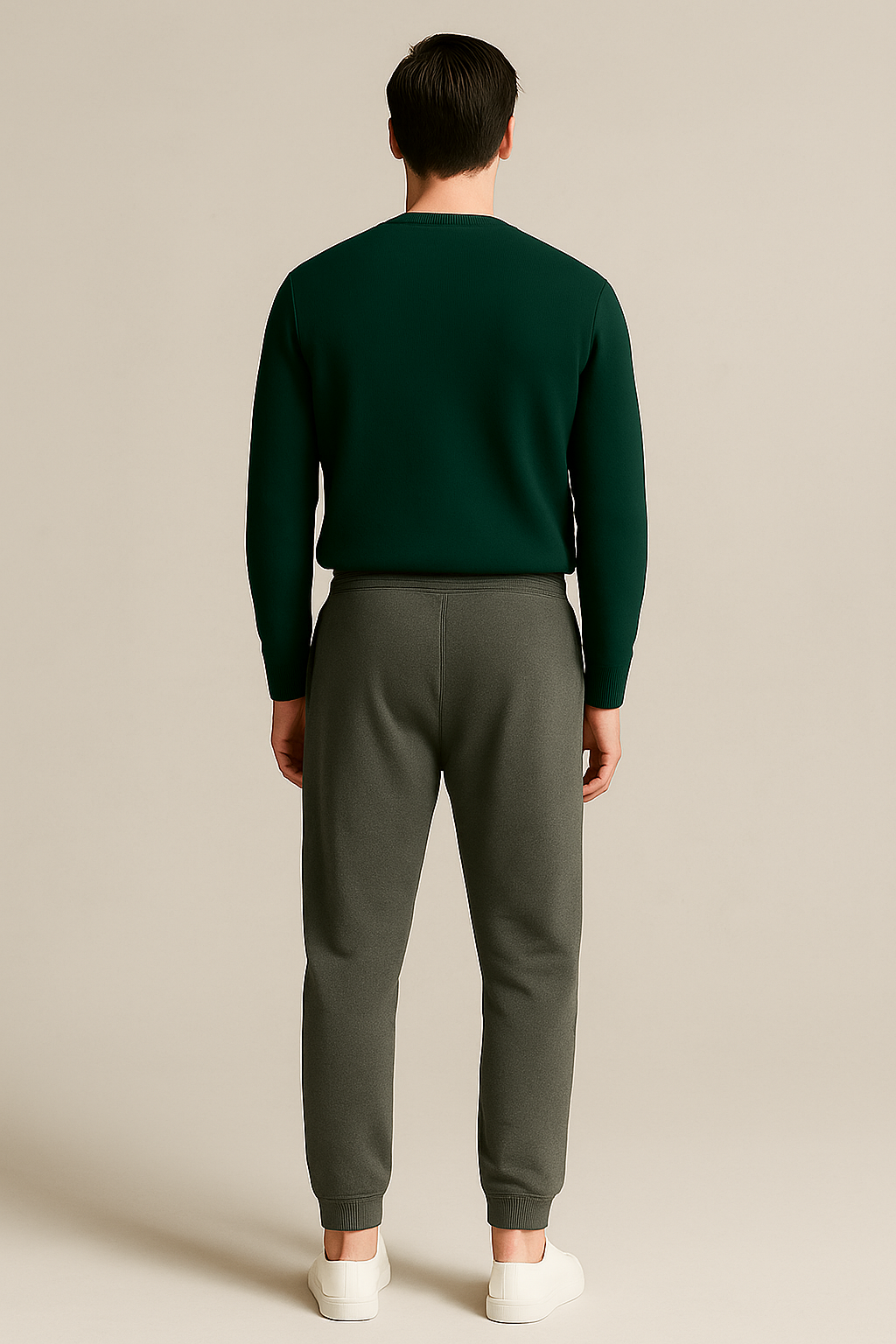 Winter Fleece Trousers for Men- Charcoal Grey