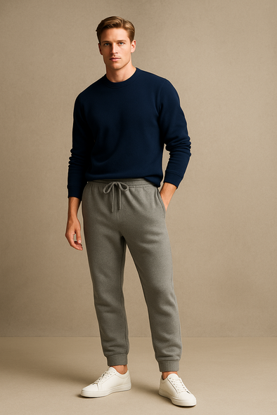 Winter Fleece Trousers for Men- Grey