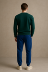 Winter Fleece Trousers for Men- Light Royal Blue