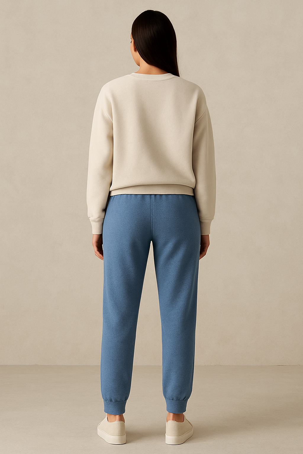 Women's Winter Fleece Trouser-Light Blue Heather
