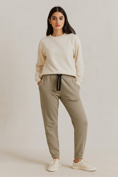 Women's Winter Fleece Trouser-Light Green