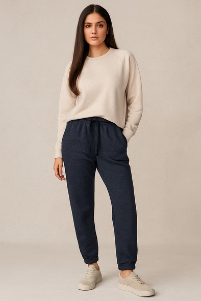 Women's Winter Fleece Trouser-Navy Heather