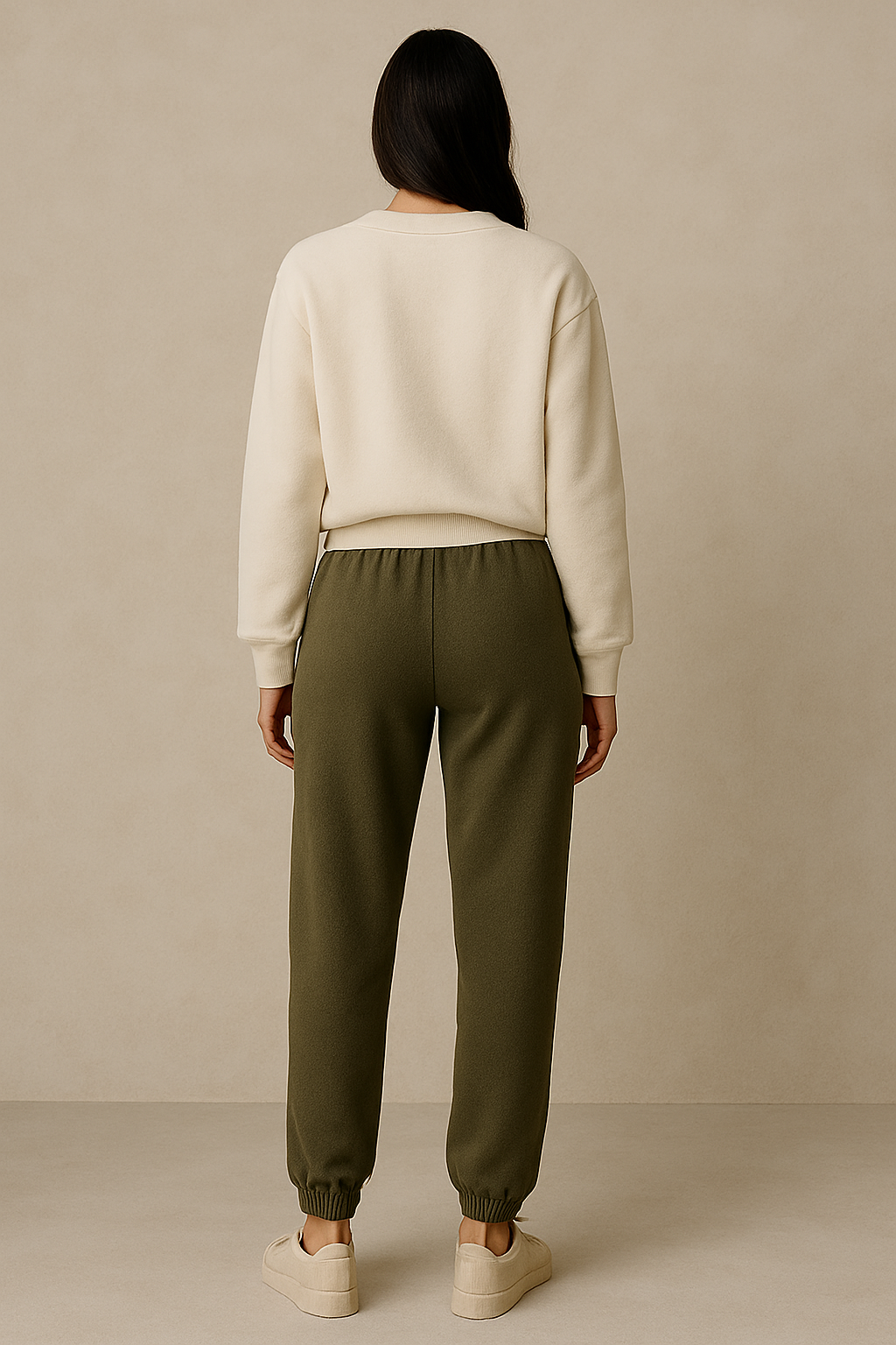 Women's Winter Fleece Trouser-Olive Green