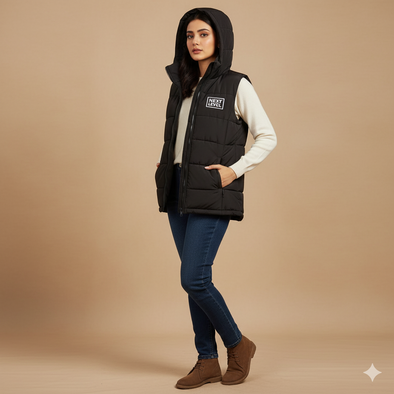 Women's Bogner Sleeveless puffer jacket - Black