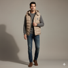 Men's Bogner Sleeveless puffer jacket - Beige
