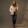 Women's Bogner Sleeveless puffer jacket - Beige