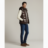 Men's Bogner Sleeveless puffer jacket - Dark Brown