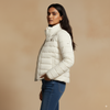 Women's Puffer Jacket -White