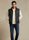 Men's Sleeveless Puffer Jacket - Black