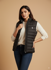 Women's Sleeveless puffer jacket - Black