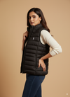 Women's Sleeveless puffer jacket - Black