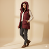 Women's Bogner Sleeveless puffer jacket - Red