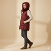 Women's Bogner Sleeveless puffer jacket - Red