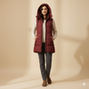 Women's Bogner Sleeveless puffer jacket - Red