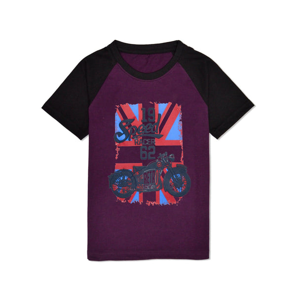 Speed Racer 62 T-Shirt- Purple & Black
