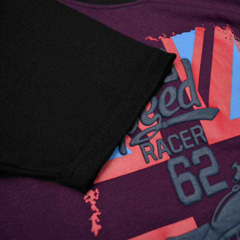 Speed Racer 62 T-Shirt- Purple & Black