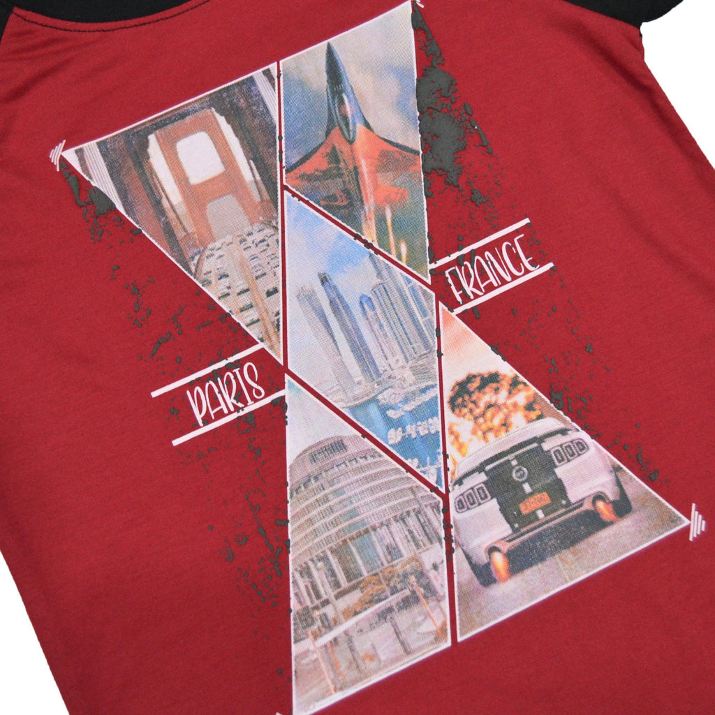 Toddler T-Shirt-Red & Black